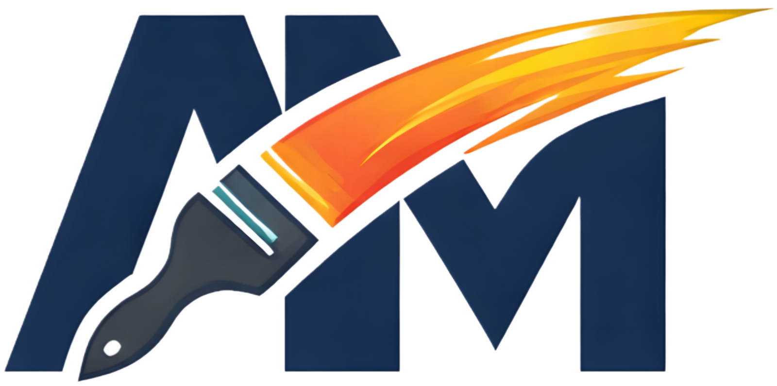 AM Afwerkingsbedrijf Logo